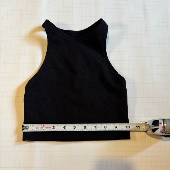 NUX Black Racerback Tank Top NWOT - Picture 2 of 5